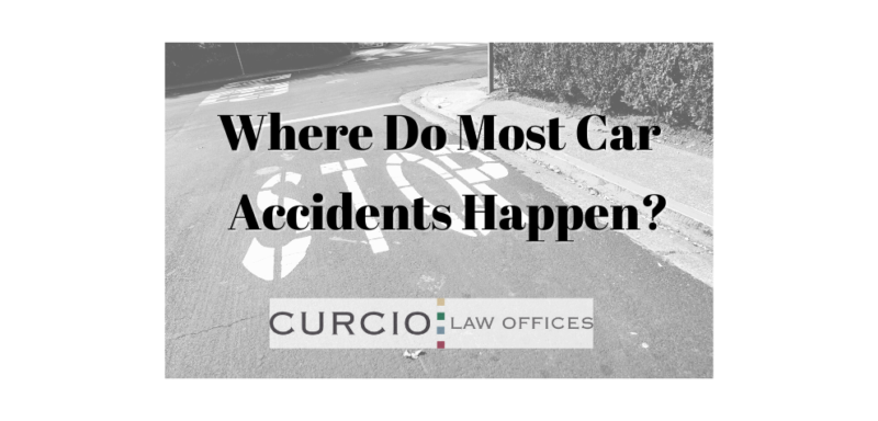 where do most car accidents happen
