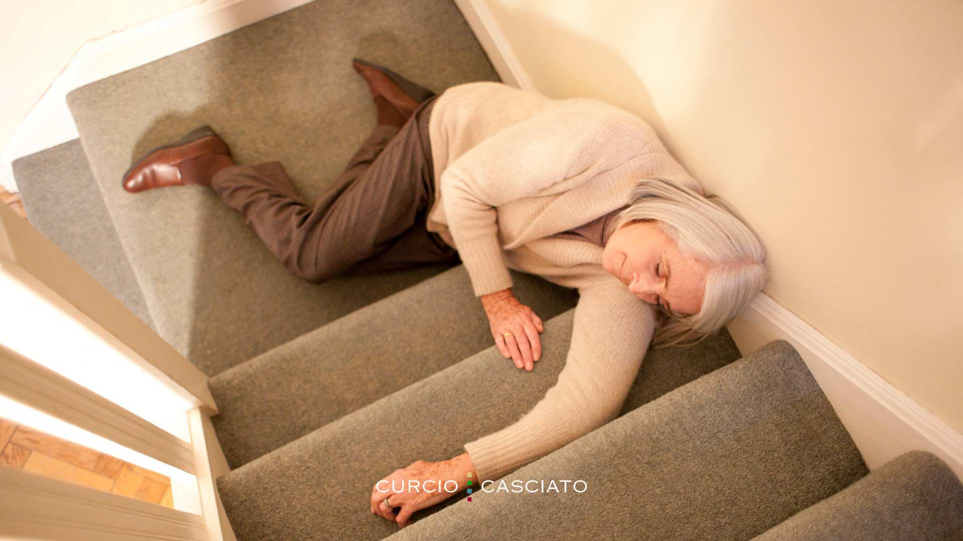 common injuries from falling down stairs chicago